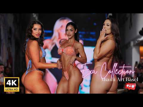 Exa Collection Bikini Runway Walk | Art Basel Miami 2025 [4K]
