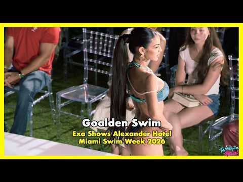 Goalden Swim at Exa Shows at The Alexander | Miami Swim Week