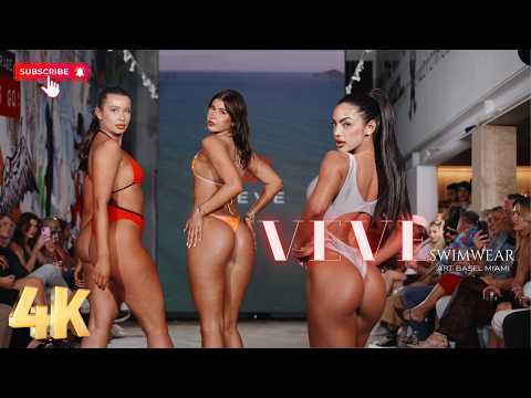 VeVe Swimwear Runway Show | Exa Collection Art Basel Miami 2025 [4K]