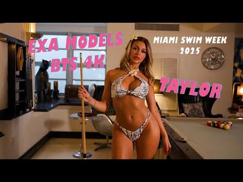 Exa Models @TaylorShay4L | Miami Swim Week 2025 [4K]