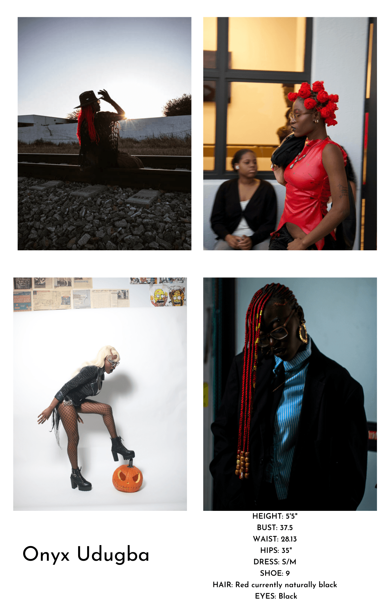 Creative comp card